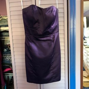 Formal Strapless Dress (purple)